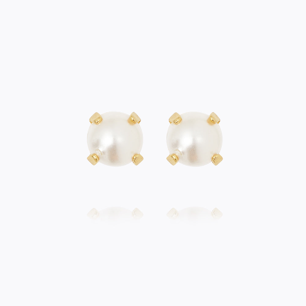 Mini Stud Earrings for Women – Genuine Pearl Earrings for Daily Wear, Gift Giving & Special Occasions | Hypoallergenic & Lightweight Fashion Jewelry