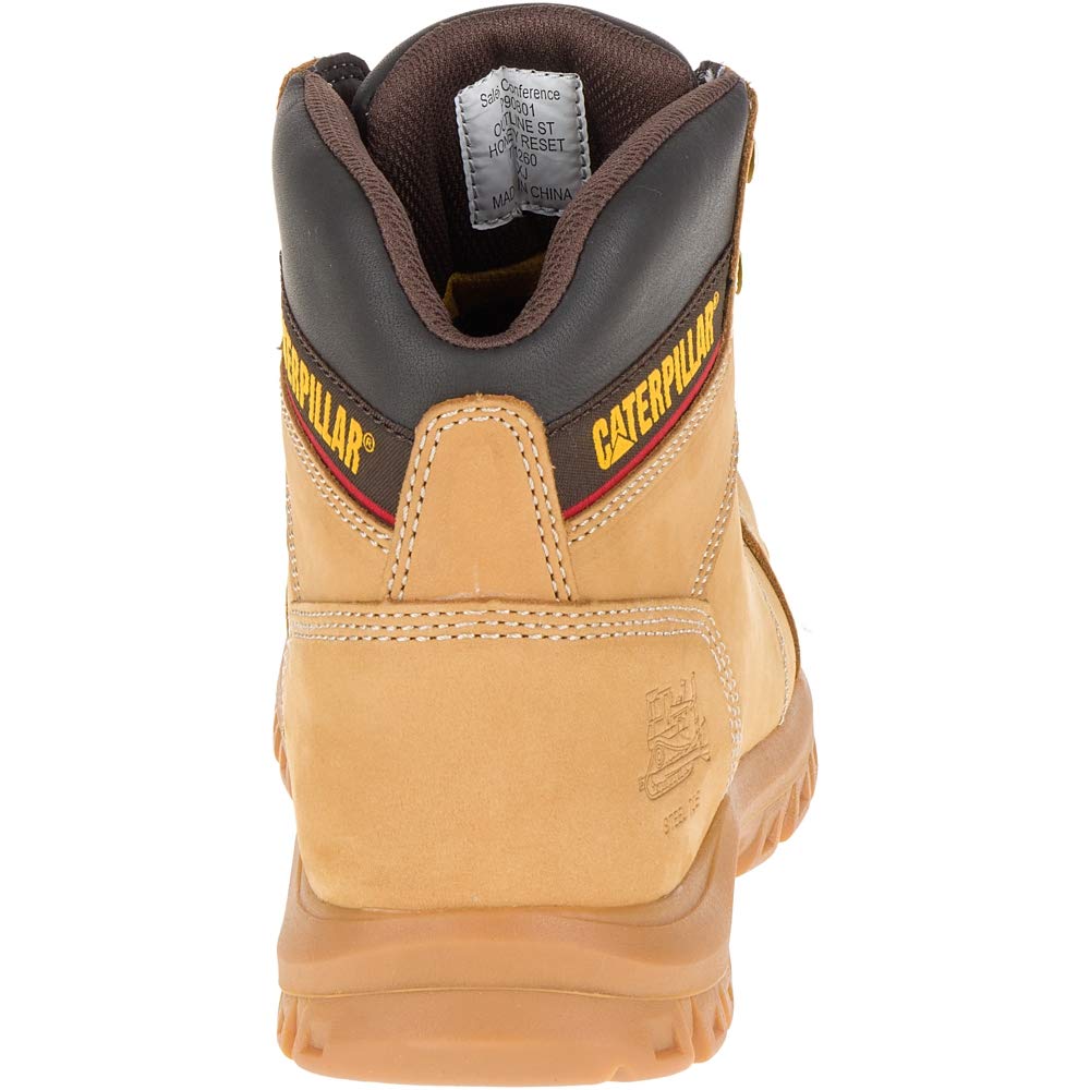 Cat Footwear Men's Outline Steel Toe Work Boot - Durable Safety Shoes for Construction, Warehouse & Outdoor Work | Slip Resistant & Comfortable Work Boots for Men