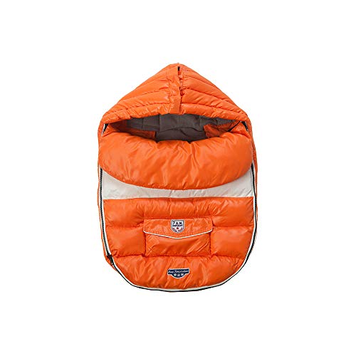 7AM Enfant Baby Shield Extendable Bunting Bag - Universal Stroller Cover for Infants, Orange Peel Color, Small Size - Perfect for Winter Walks & Outdoor Adventures
