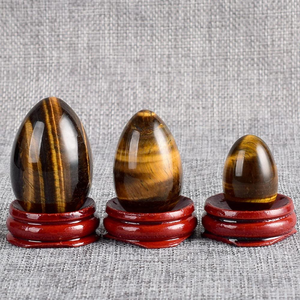 Natural Jade Yoni Egg for Kegel Exercises – 30x20mm Dalmatian Jasper Stone Pelvic Floor Massager | Enhance Intimate Wellness & Strength Training