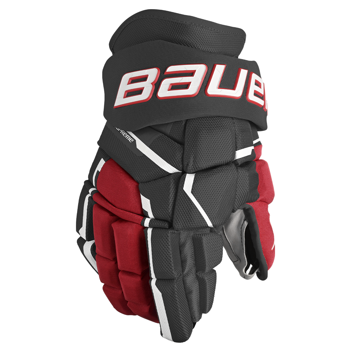 Bauer Supreme Mach Intermediate Hockey Gloves - High-Performance Ice Hockey Gear for Youth & Adult Players - Perfect for Training, Games & Competitive Play