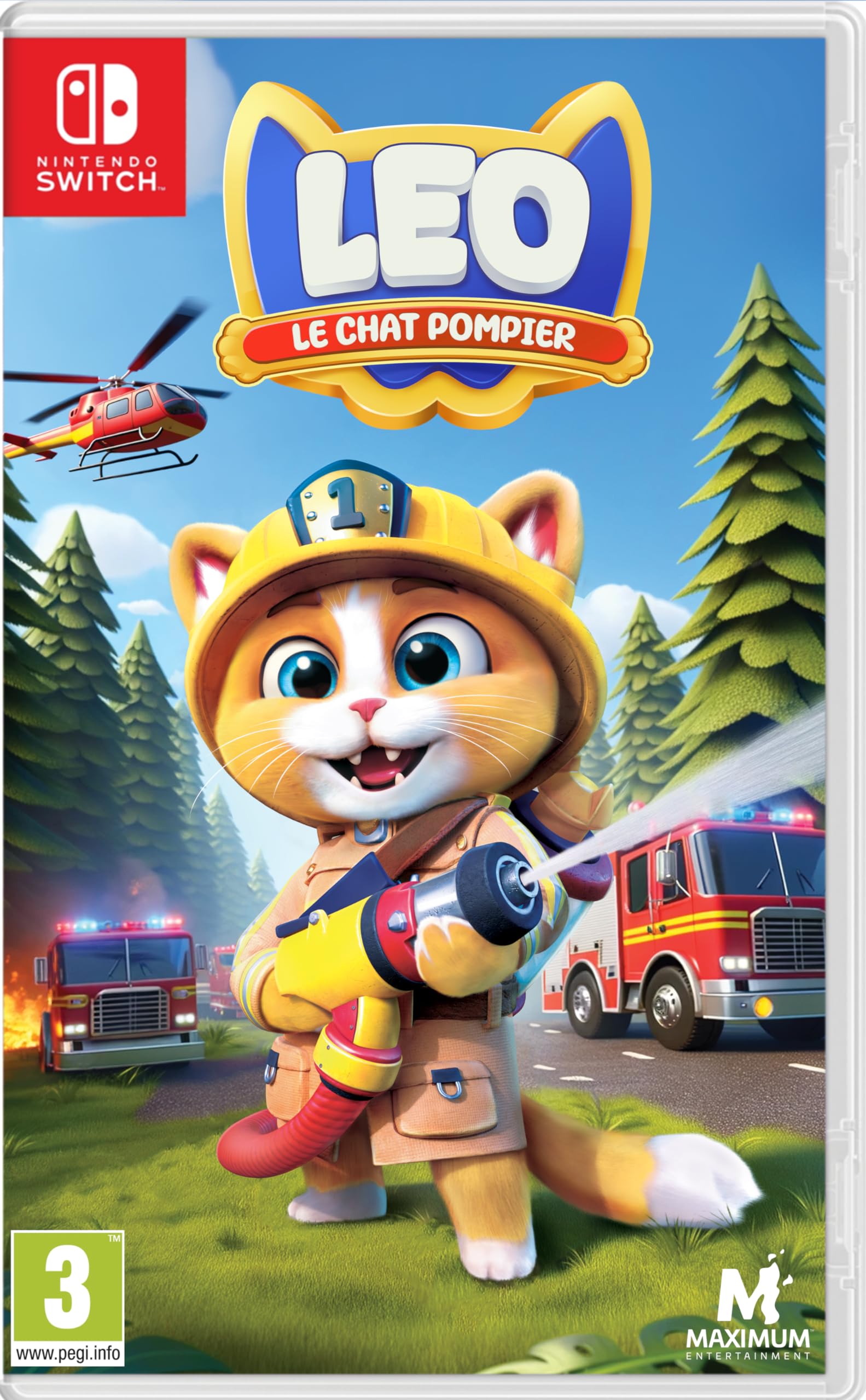 Leo the Firefighter Cat - Nintendo Switch Game | Fun Adventure for Kids & Family Game Nights