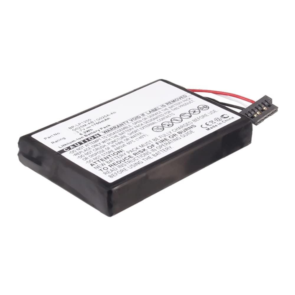 Synergy Digital GPS Battery - 1700mAh Li-ion Replacement for Navman G025M-AB & Mitac G025A-Ab GPS Devices | 3.7V Ultra High Capacity | Perfect for Road Trips, Hiking & Outdoor Navigation