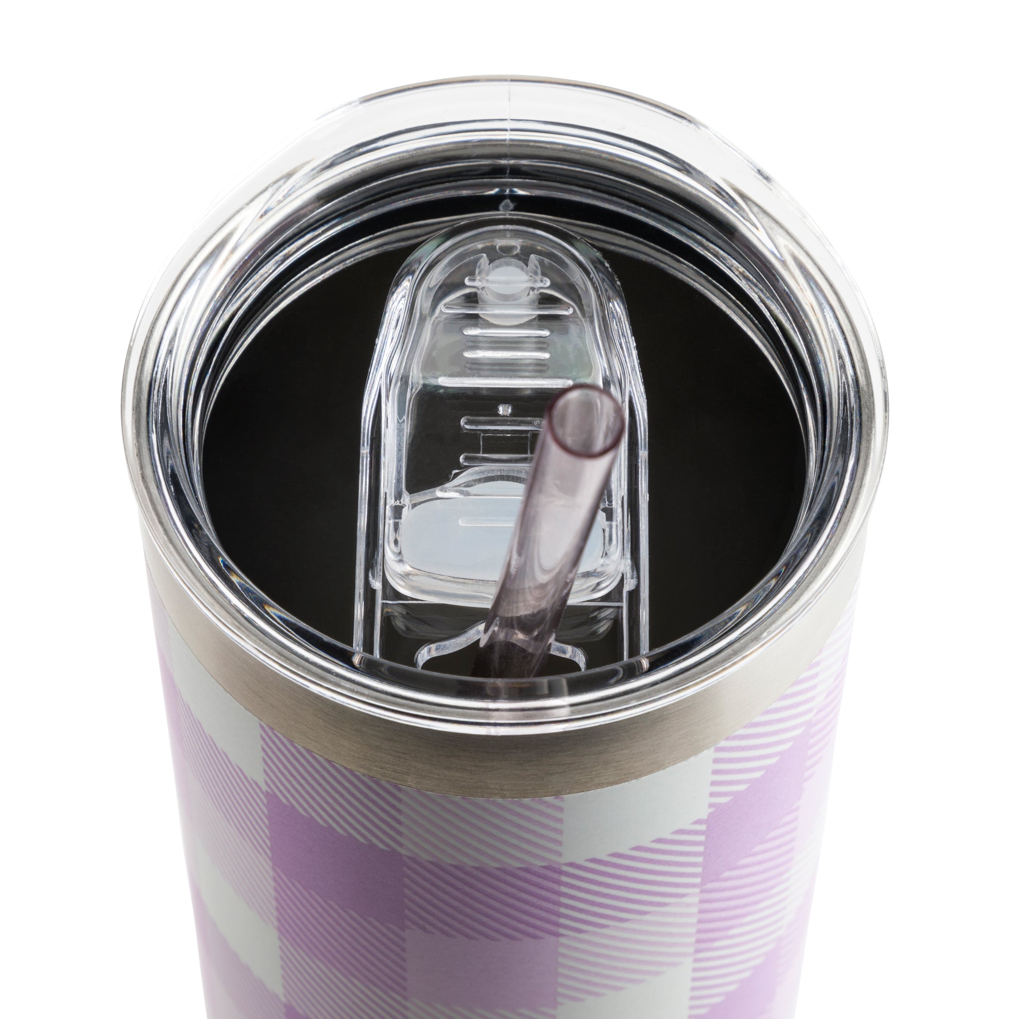 30 oz Skinny Tumbler with Lid and Straw - Insulated Stainless Steel Travel Mug for Hot & Cold Drinks - Perfect for Coffee, Tea, Water, Smoothies - Office, Gym, Hiking, Commuting