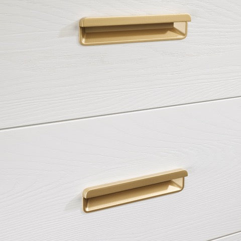 Natart Palo Double Dresser - Modern 6-Drawer Wood Dresser for Bedroom Storage, Organize Clothes & Accessories - Perfect for Master Bedroom, Guest Room, or Nursery Organization