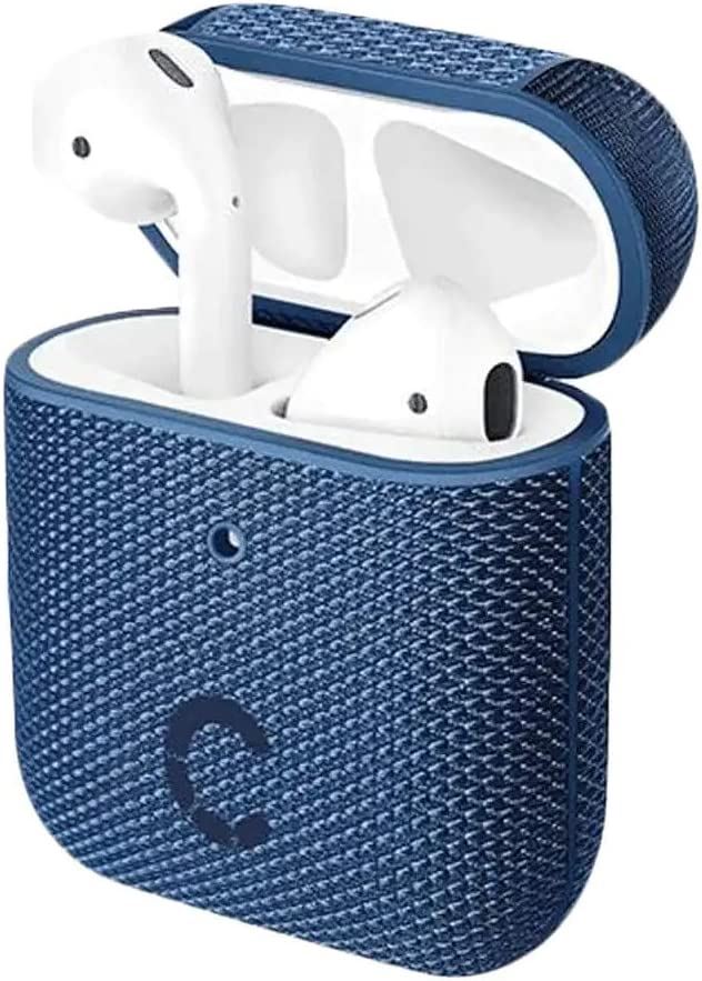 Cygnett TekView Airpods 1st & 2nd Generation Protective Case - Blue (CY2955TEKVI) | Shockproof Cover for Airpods Charging Case | Perfect for Gym, Travel & Everyday Use