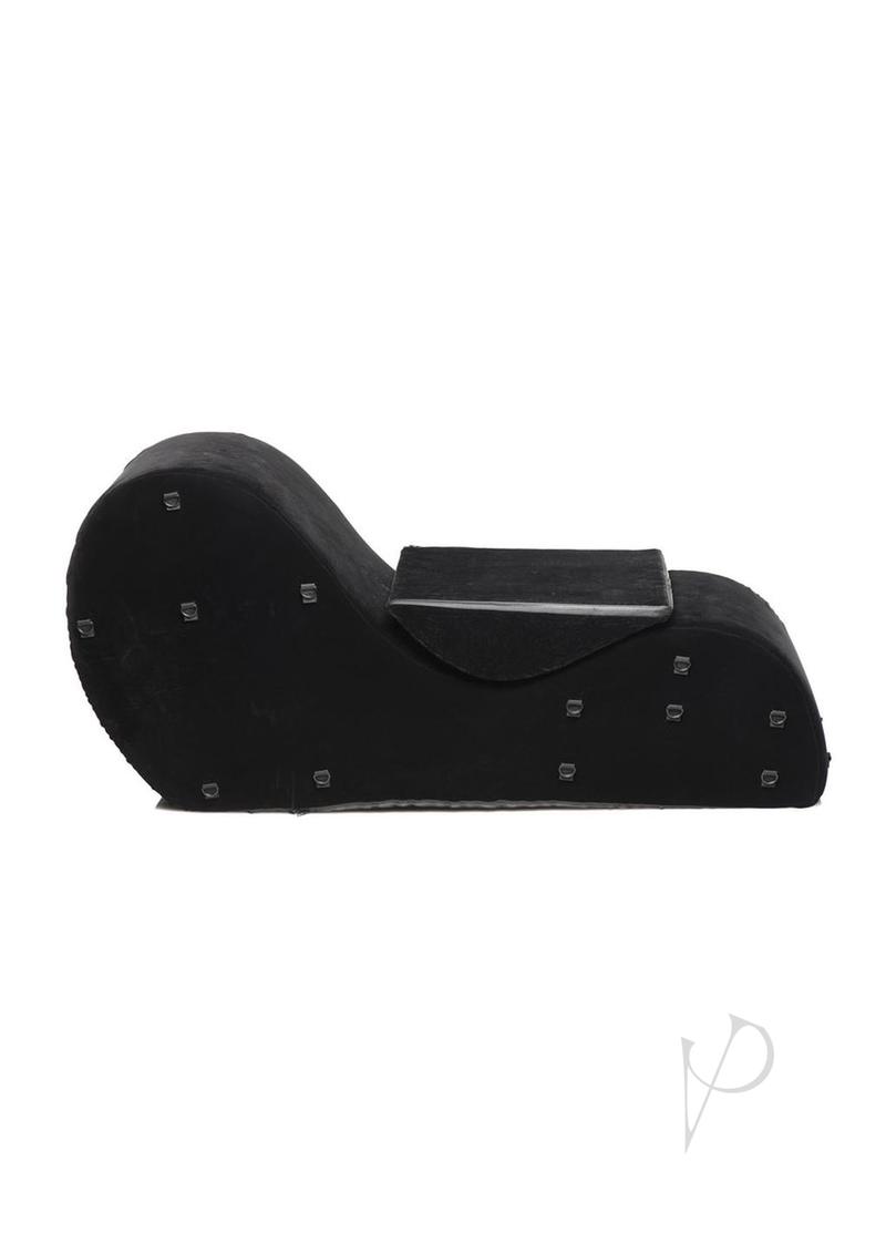 Black Bondage Love Couch for Bedroom - Premium BDSM Furniture for Couples & Adult Play - Perfect for Spicing Up Your Intimate Moments