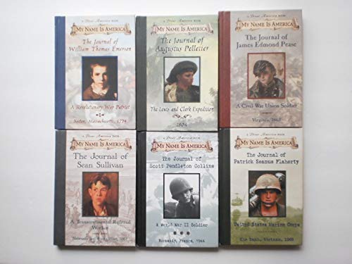 Dear America My Name Is America 6 Book Historical Fiction Set - Journals of Augustus Pelletier, James Edmond Pease & More - Perfect for Young Readers & American History Enthusiasts - Great for Classroom Learning & Historical Fiction Book Clubs