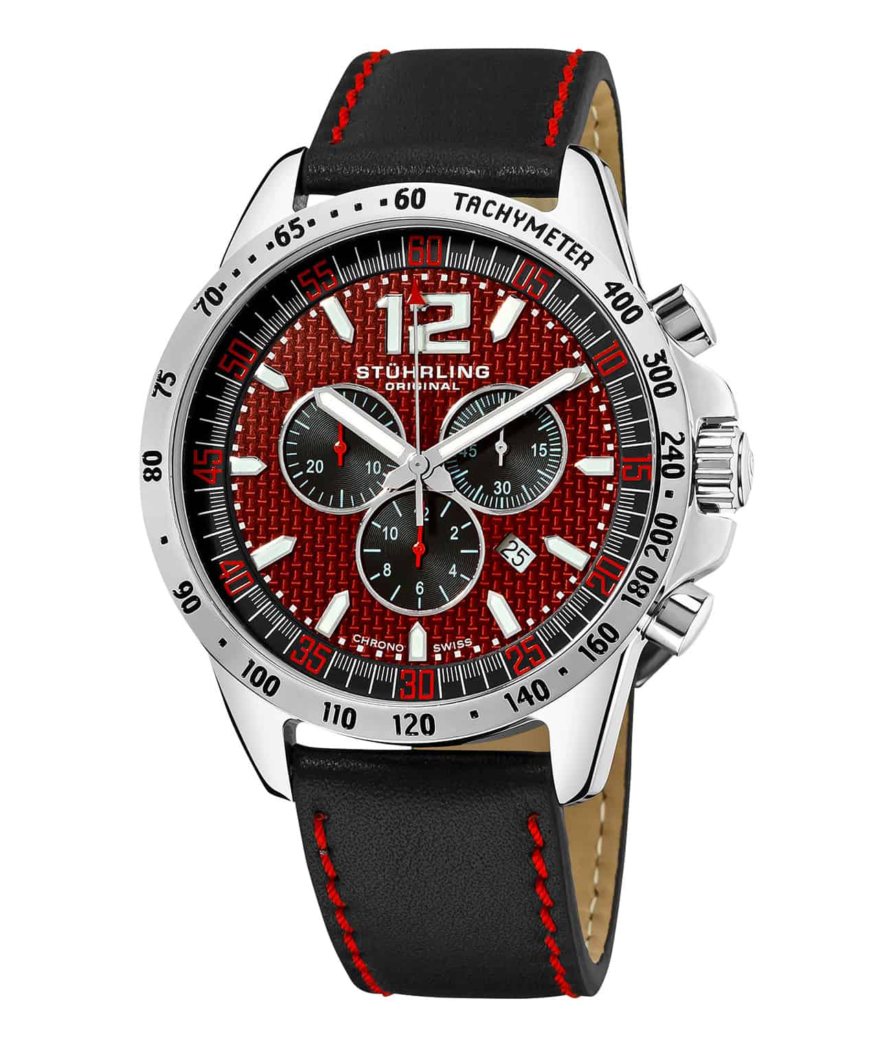 Concorso Corale 210A2 Quartz 46mm Men's Chronograph Watch - Stylish & Durable for Business, Casual & Outdoor Activities