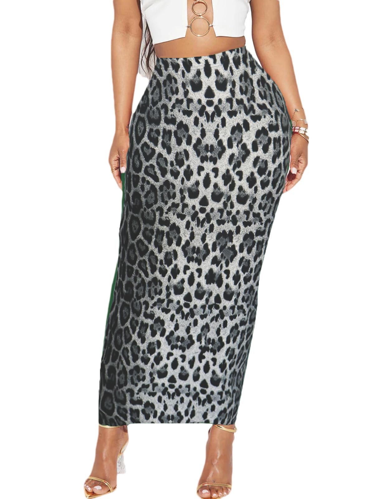 Women's High Waisted Bodycon Pencil Skirt - Y2K Style Tight Maxi Skirt for Summer & Fall | Perfect for Club Wear, Office Outfits & Casual Chic Looks