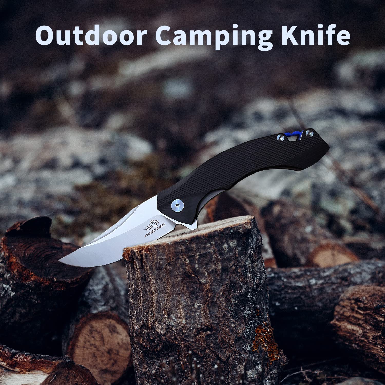 Foldable Pocket Knife (FT711) - D2 Steel 3.62