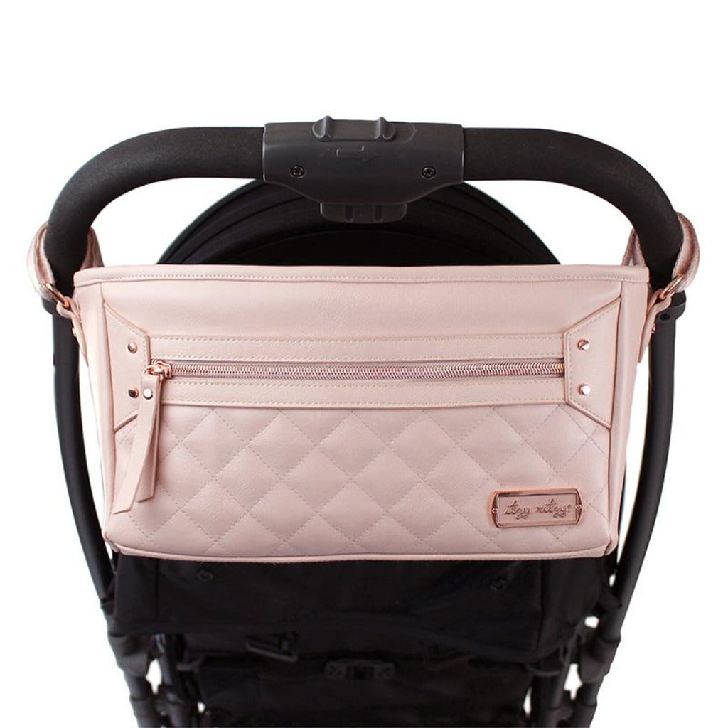 Itzy Ritzy Stroller Organizer - Premium Baby Stroller Caddy with Multiple Pockets for Diapers, Bottles & Essentials - Perfect for Shopping, Walks & Travel