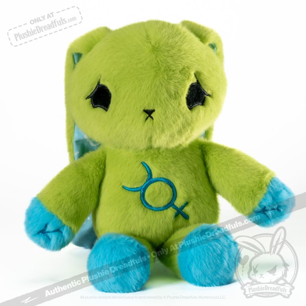 Plushie Dreadfuls Dyscalculia Rabbit - Soft Stuffed Animal Toy for Kids with Learning Disabilities | Math Anxiety Comfort Companion for Children & Adults