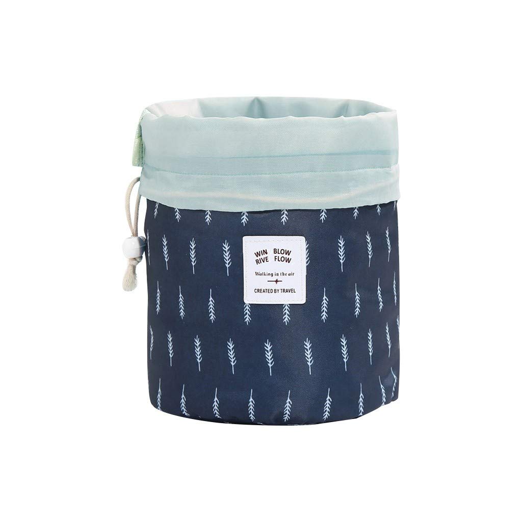 Waterproof Travel Toiletry Bag for Women - Large Drawstring Cosmetic Organizer with Soft Fabric | Perfect for Vacation, Gym & Weekend Getaways