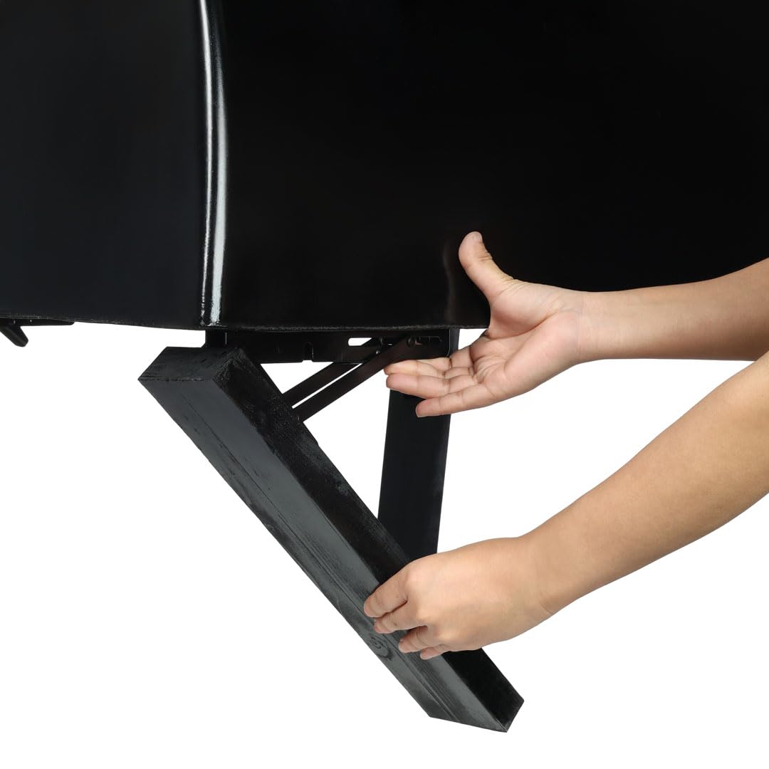 Henri de Rivel Adjustable Saddle Fitting Stand with Foldable Legs - Professional Equestrian Equipment for Horse Riding & Stable Organization