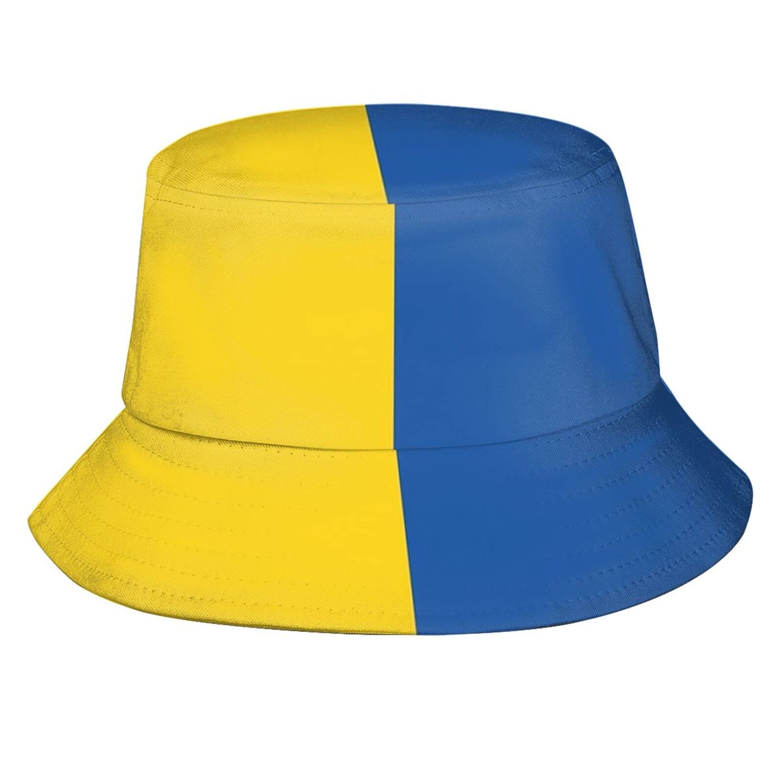 Ukraine Flag Bucket Hat - Funny Patriotic Unisex Summer Hat for Outdoor Activities, Beach, Festivals & Sports Events
