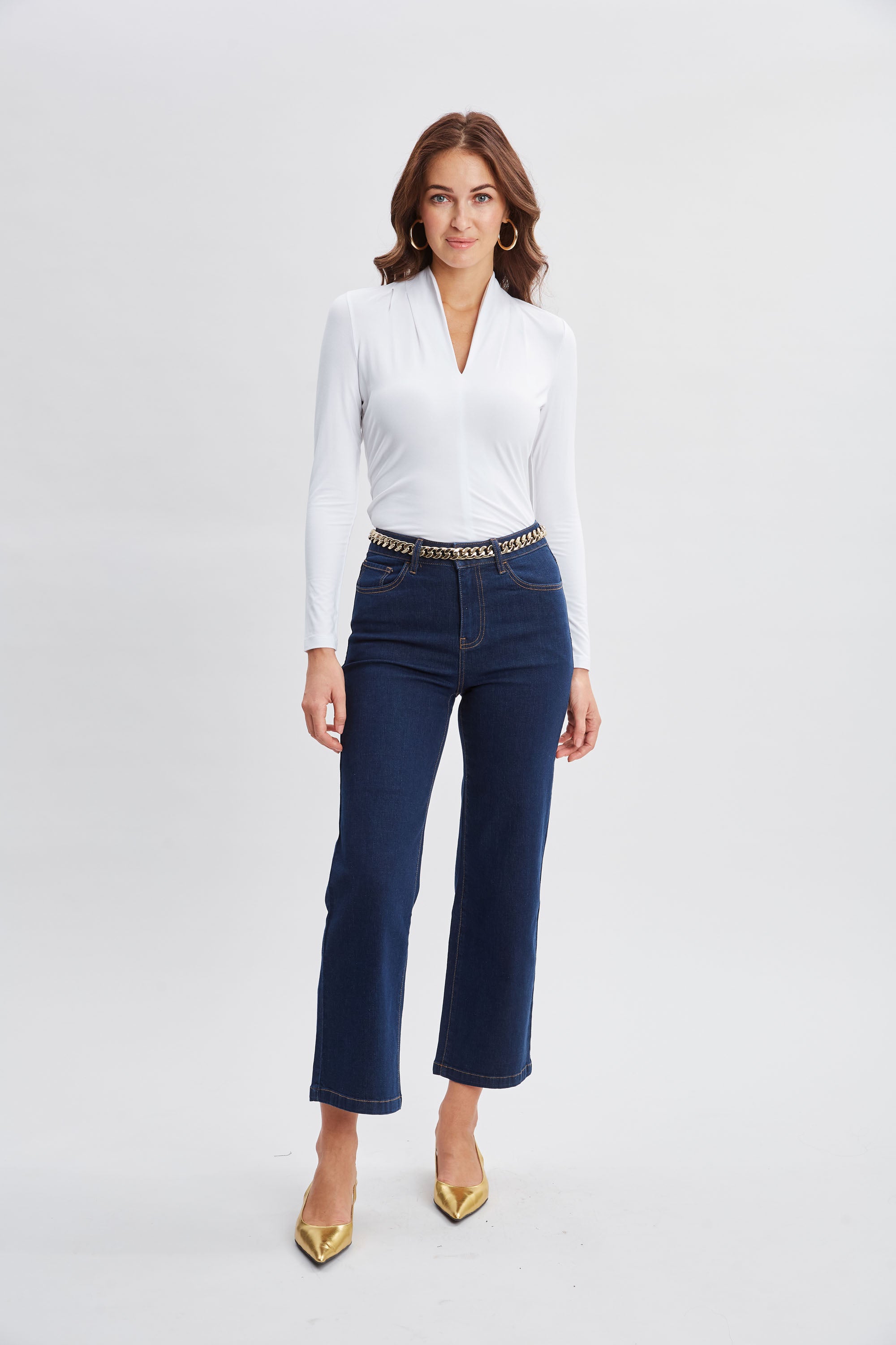 Stylish Pleated Neck Knit Top for Women - Trendy Casual & Office Wear - Perfect for Layering, Date Nights & Work Outfits