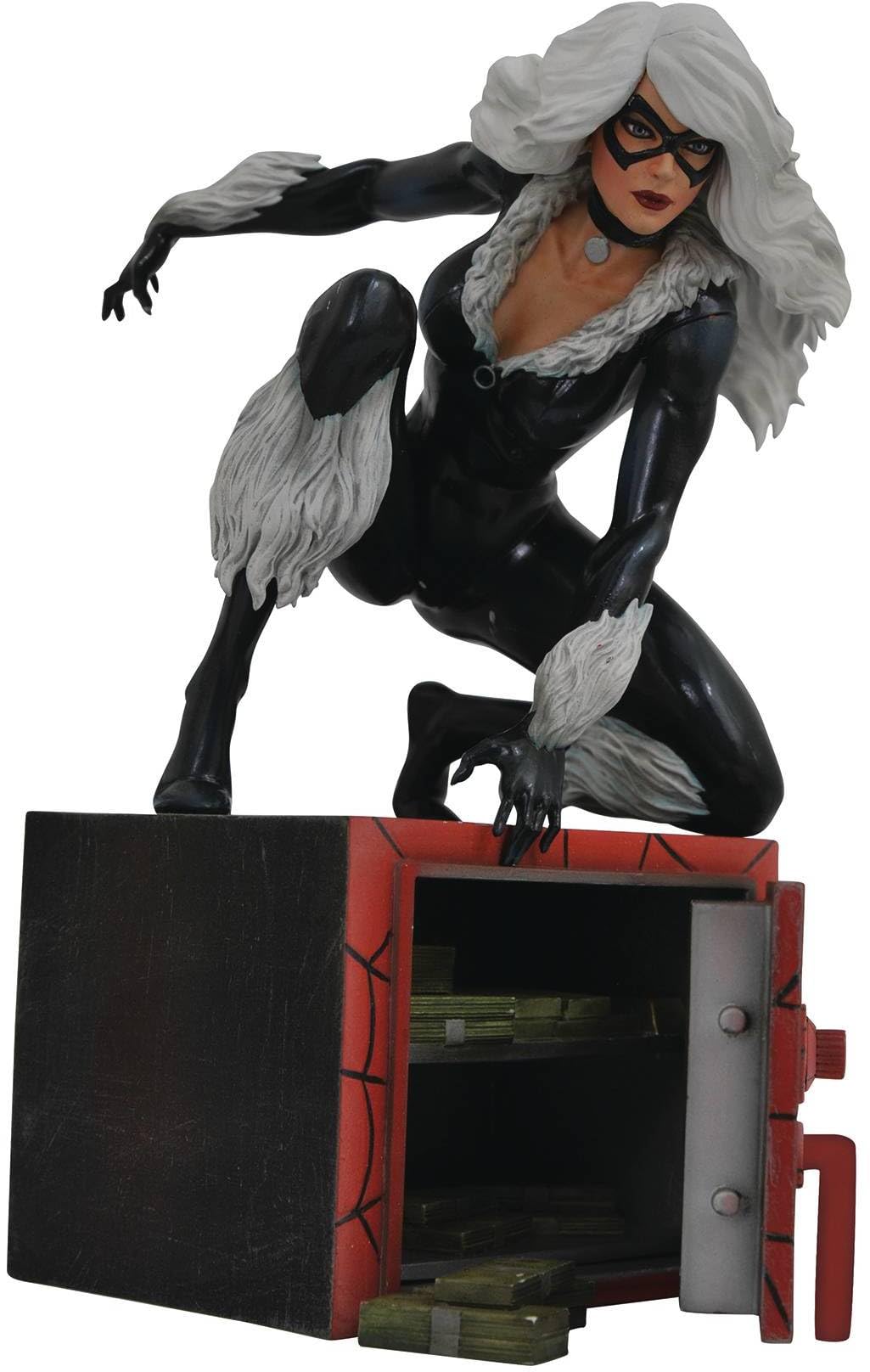 Marvel Black Cat PVC Figure by Diamond Select Toys - Premium Collectible Statue for Superhero Fans & Marvel Collectors | Perfect for Display, Gifts, and Home Decor