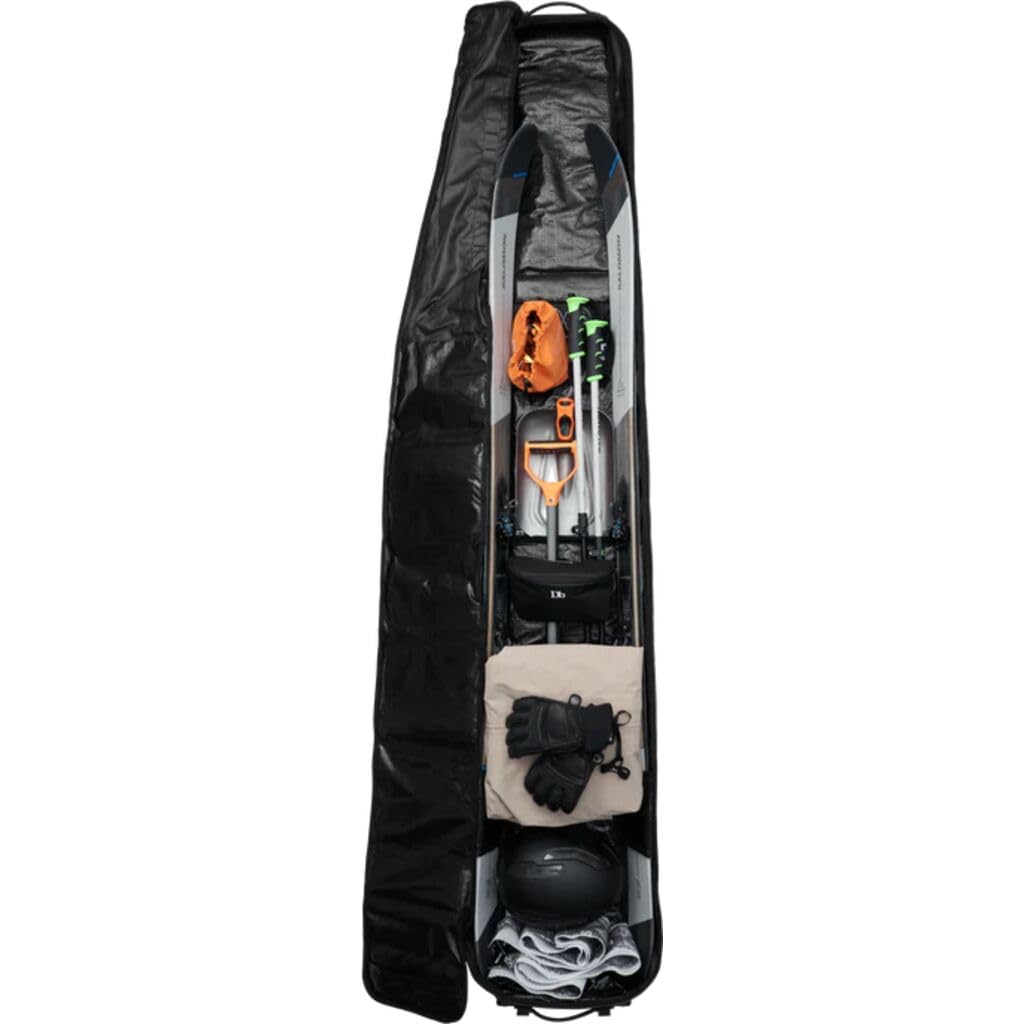 Db Journey Snow Roller Bag - Wheeled Ski Travel Bag with Adjustable Length, Padded & Compressible Design for Airline Protection | Perfect for Ski Trips, Winter Vacations & Snow Sports Equipment Storage