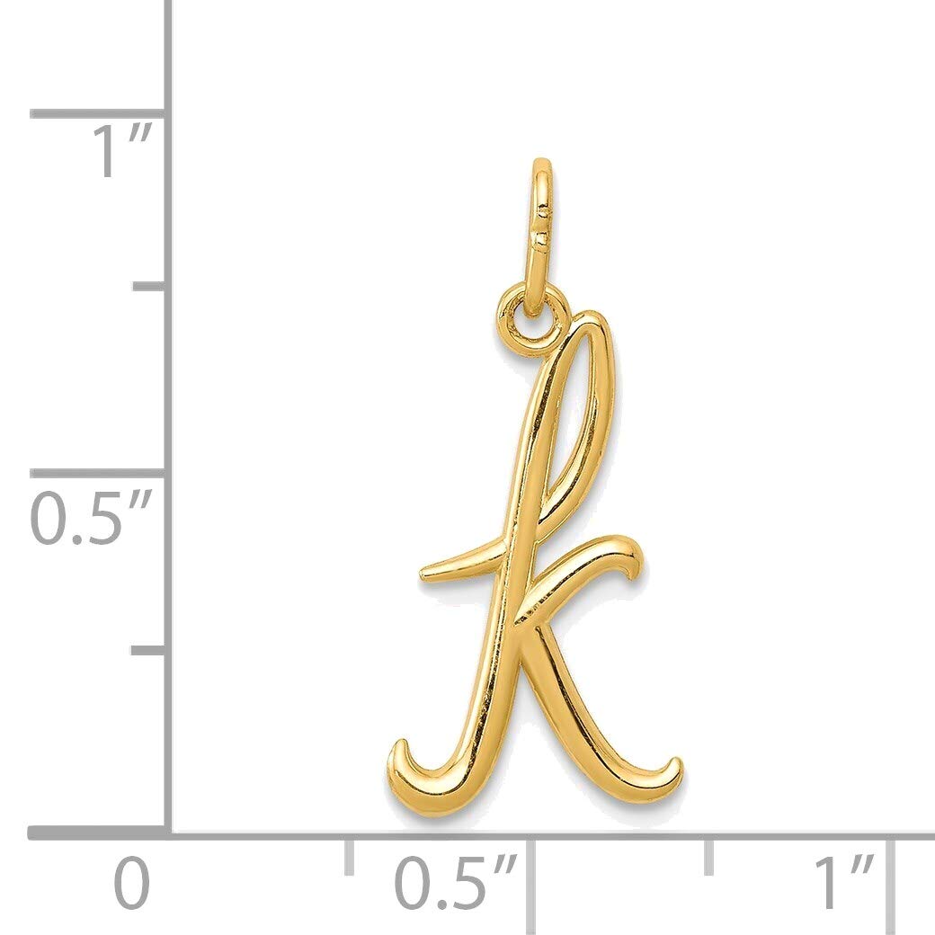 14K Yellow Gold Initial Charm - Personalized Jewelry for Gifts & Everyday Wear