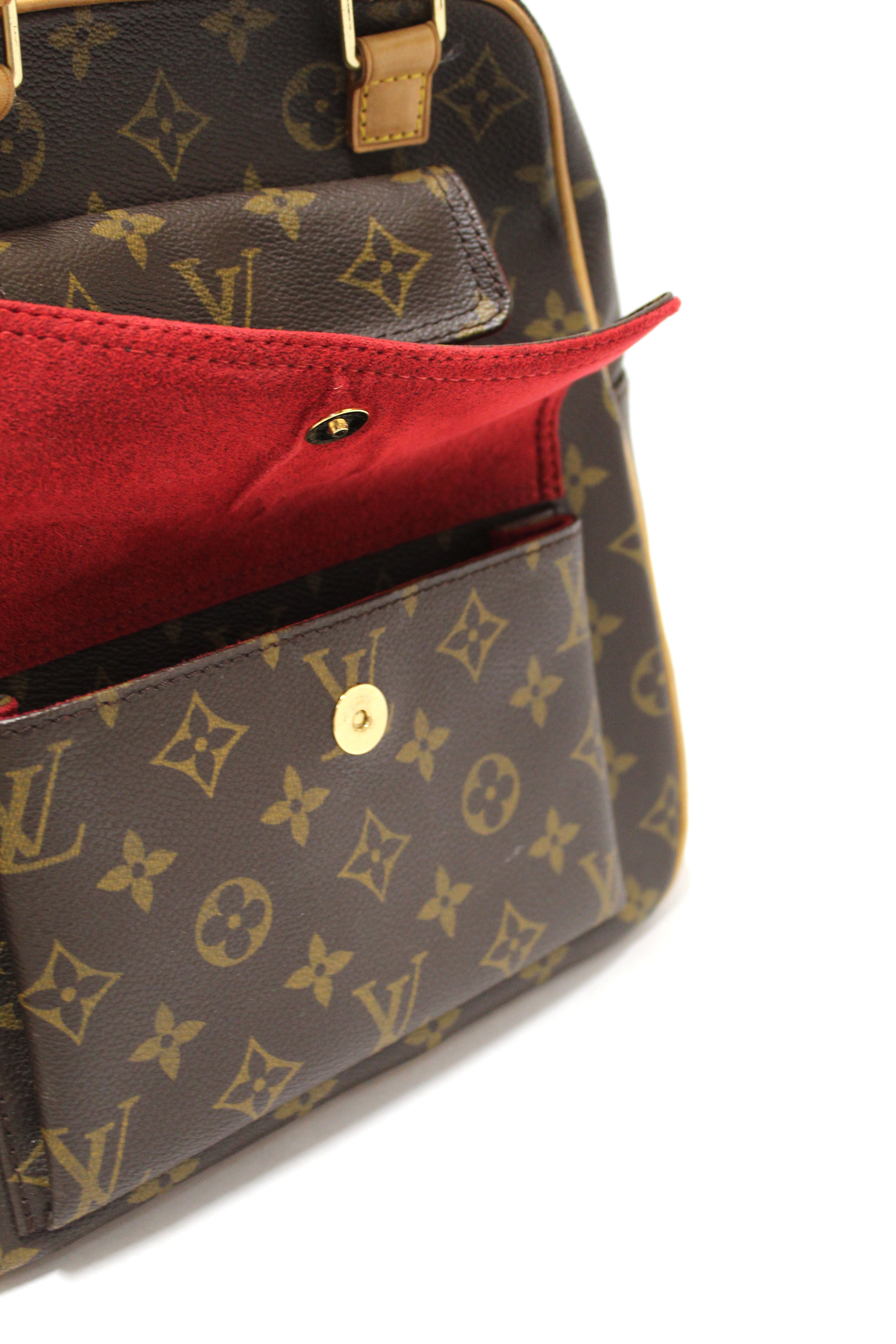 Authentic Louis Vuitton Classic Monogram Exentri Cite Handbag for Women - Luxury Designer Shoulder Bag for Work, Travel & Evening Events