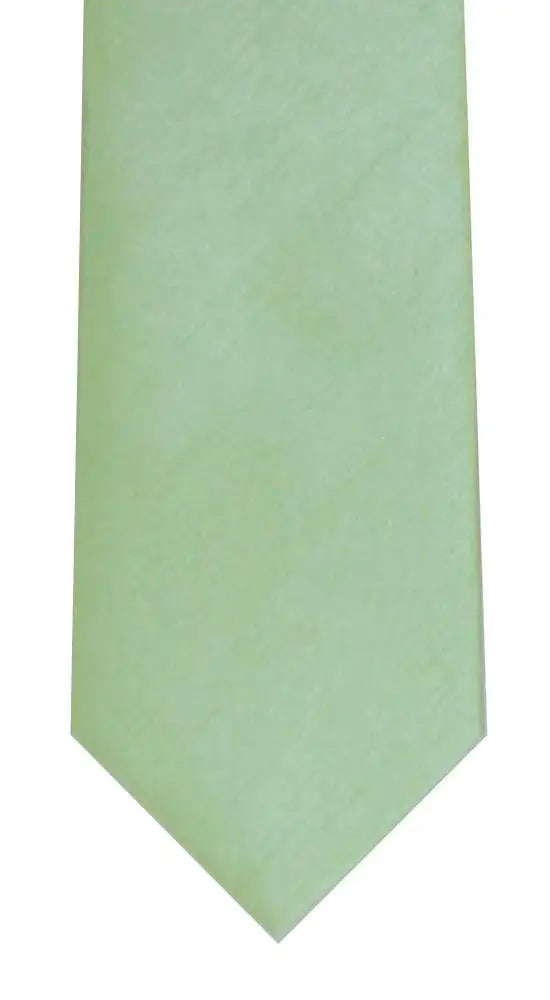 LA Smith Plain Poly Shantung Tie - Classic Silk-Like Necktie for Men | Perfect for Weddings, Business & Formal Events