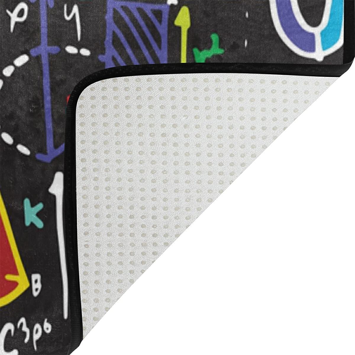 ALAZA Educational Math & Science Area Rug for Kids - 5'3