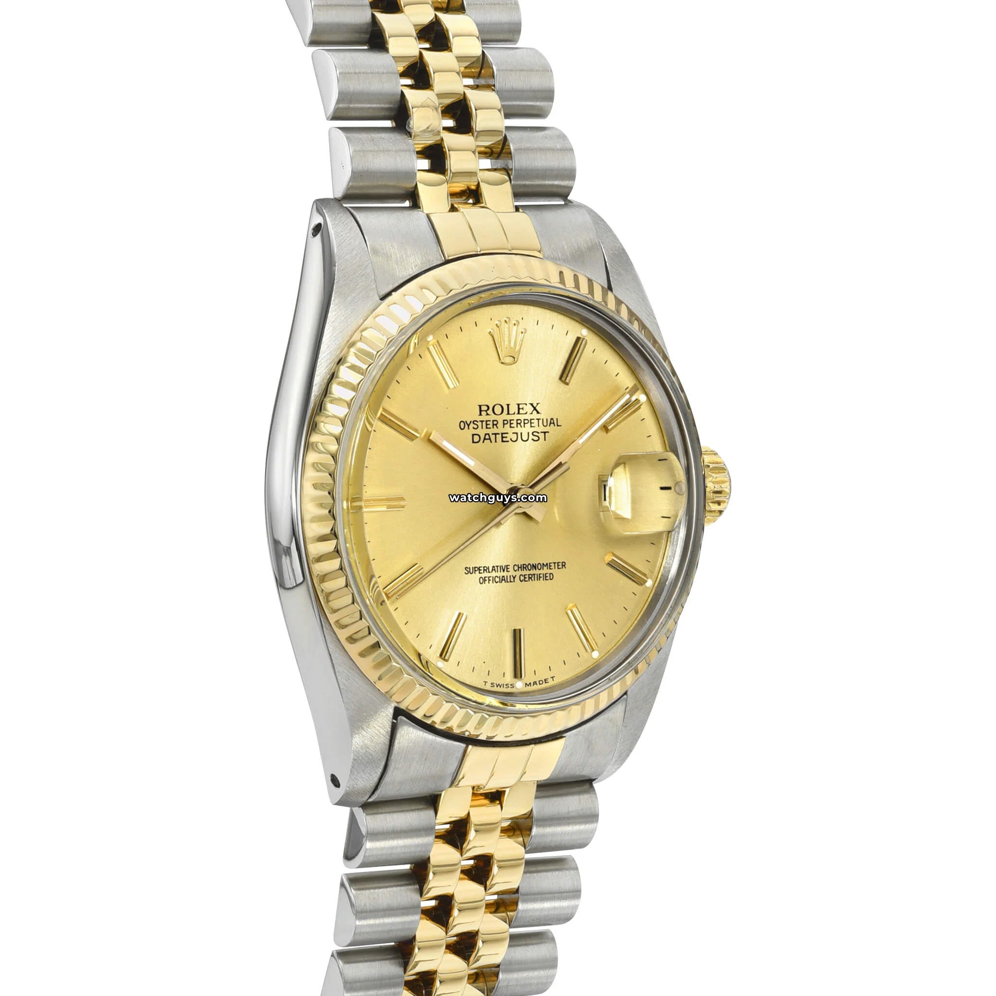 Rolex Datejust 16013 Men's Watch - 36mm Stainless Steel & Gold, Champagne Dial, Automatic Movement - Perfect for Business, Formal Events & Luxury Gifts