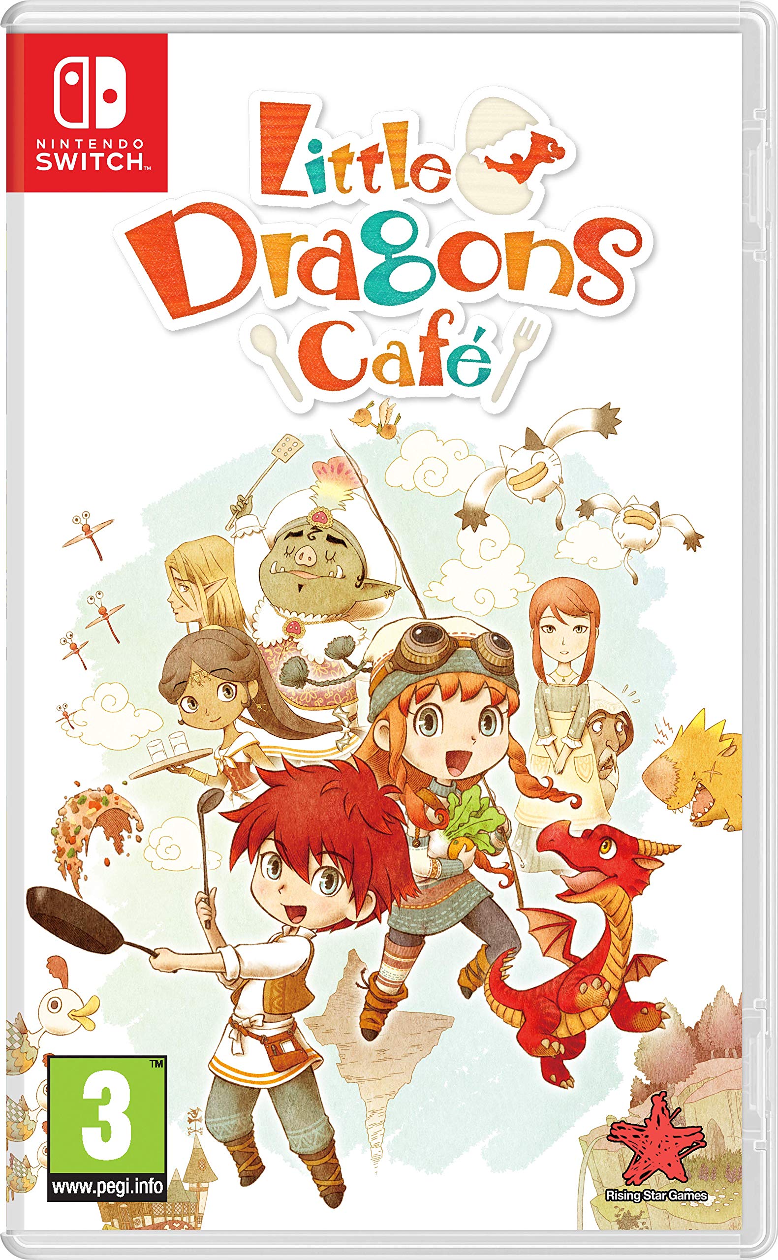 Little Dragons Cafe - Nintendo Switch Game - Adventure & Simulation for Kids & Families - Perfect for Home & Travel Gaming