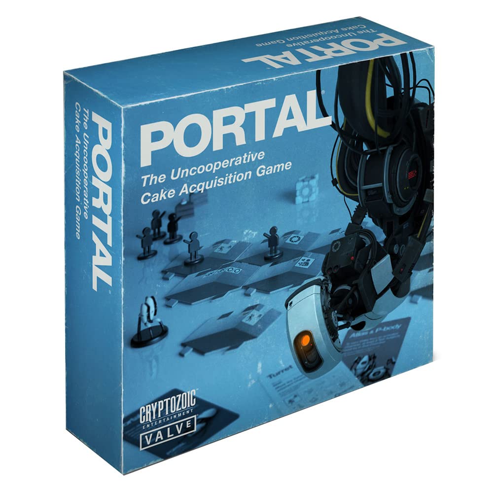 Portal: The Uncooperative Cake Acquisition Board Game by Cryptozoic - Fun Strategy Game for Friends & Family Game Nights