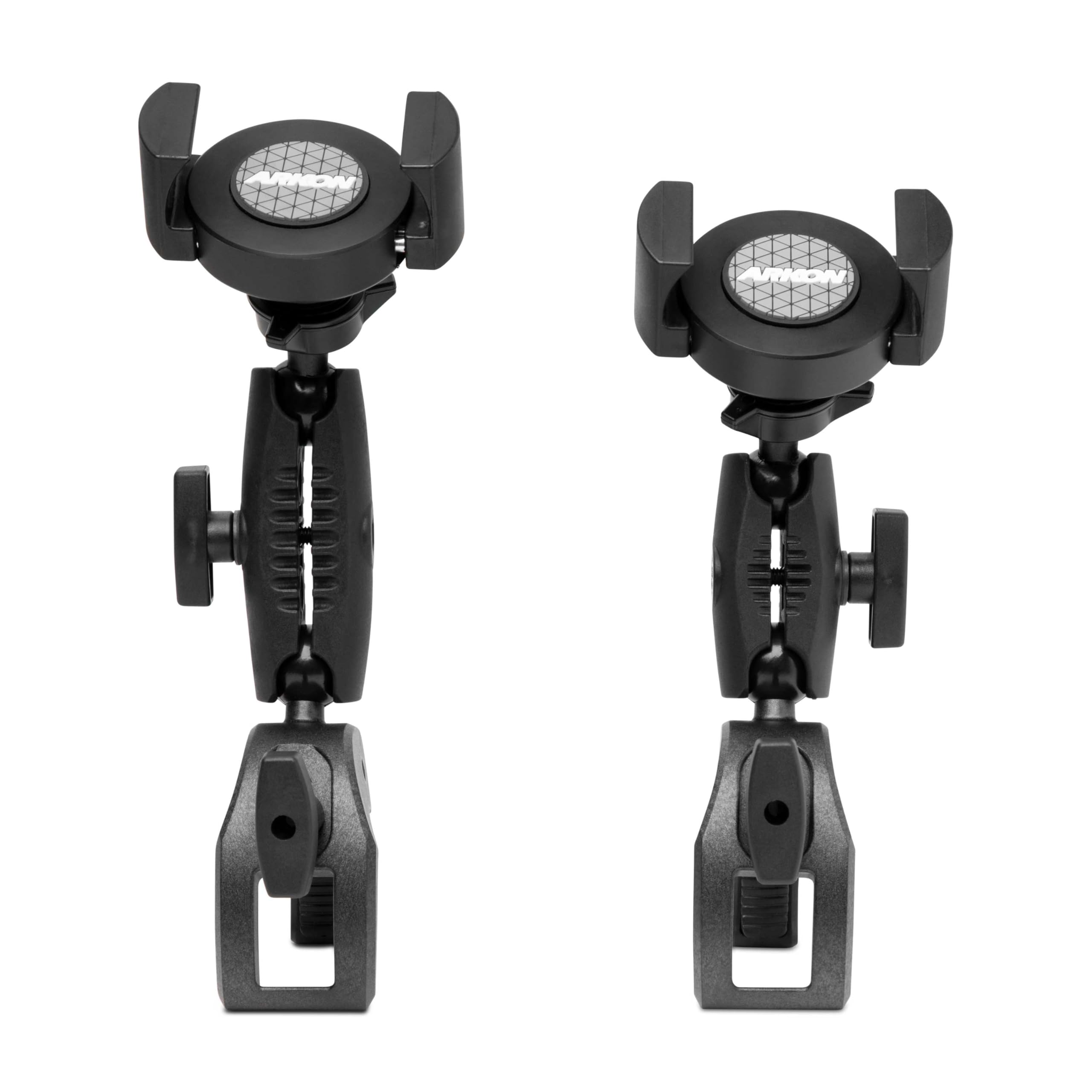 ARKON RoadVise Universal Phone Mount with Clamp - Adjustable Handlebar, Treadmill & Stroller Phone Holder for iPhone, Samsung, Google Pixel | Perfect for Cycling, Gym Workouts & Baby Strolls