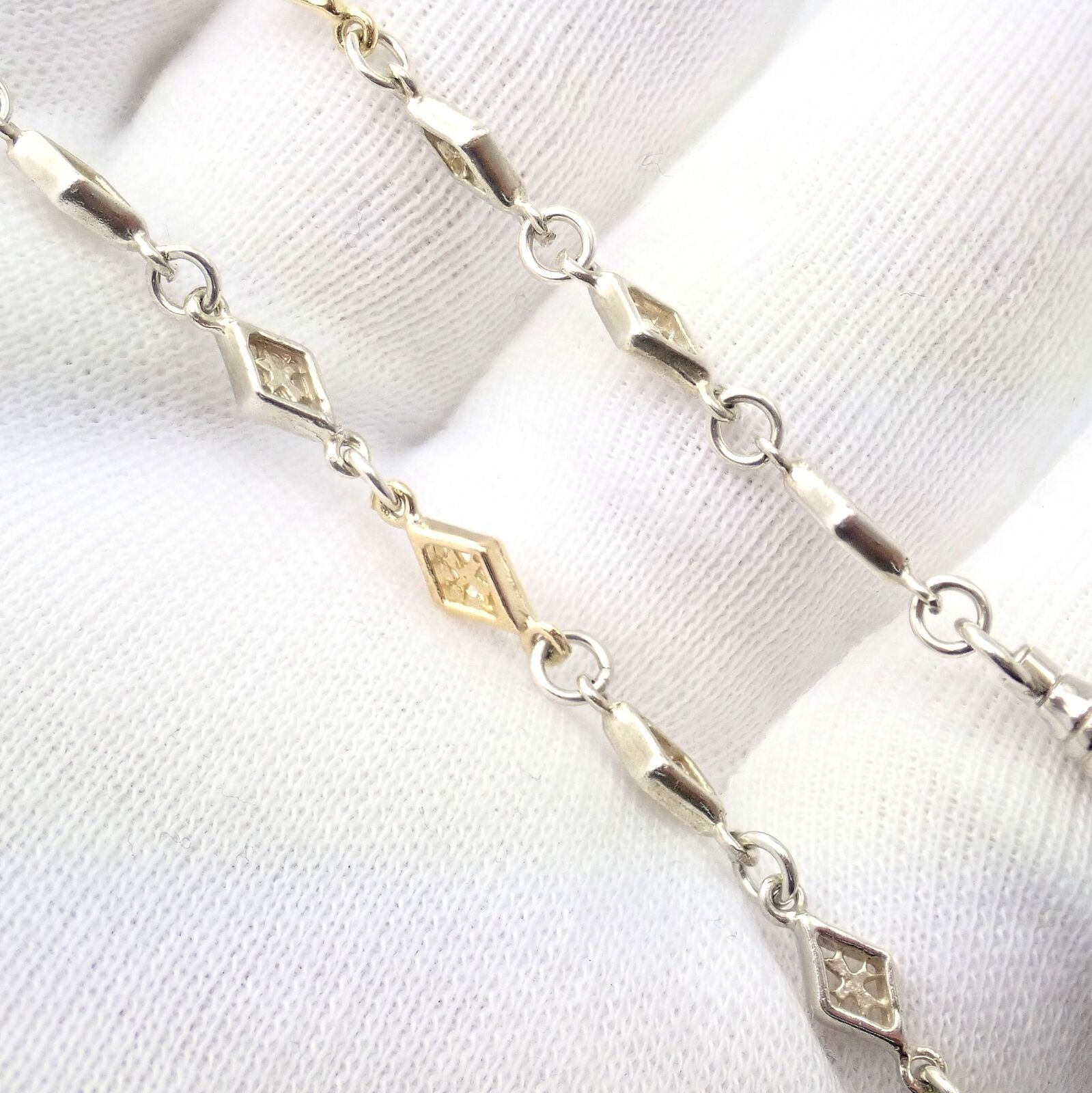 Authentic Loree Rodkin 18k Yellow Gold and Silver Cross Diamond Pendant Necklace - Perfect for Gifts, Weddings & Special Occasions