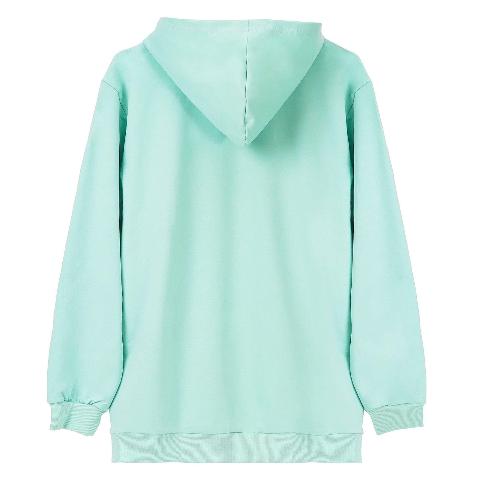 Cute Kawaii Frog Sweatshirt for Women - Soft Cotton Long Sleeve Hoodie with Pocket | Trendy Aesthetic Pullover for Teens & Young Adults | Perfect for Casual Wear, School Outfits & Street Fashion