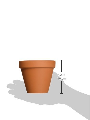 5 Pack 4.25 Inch Terracotta Clay Pots for Plants - Small Flower Pots for Succulents, Herbs, Seedlings - Perfect for Indoor Gardening, DIY Crafts, and Home Decor