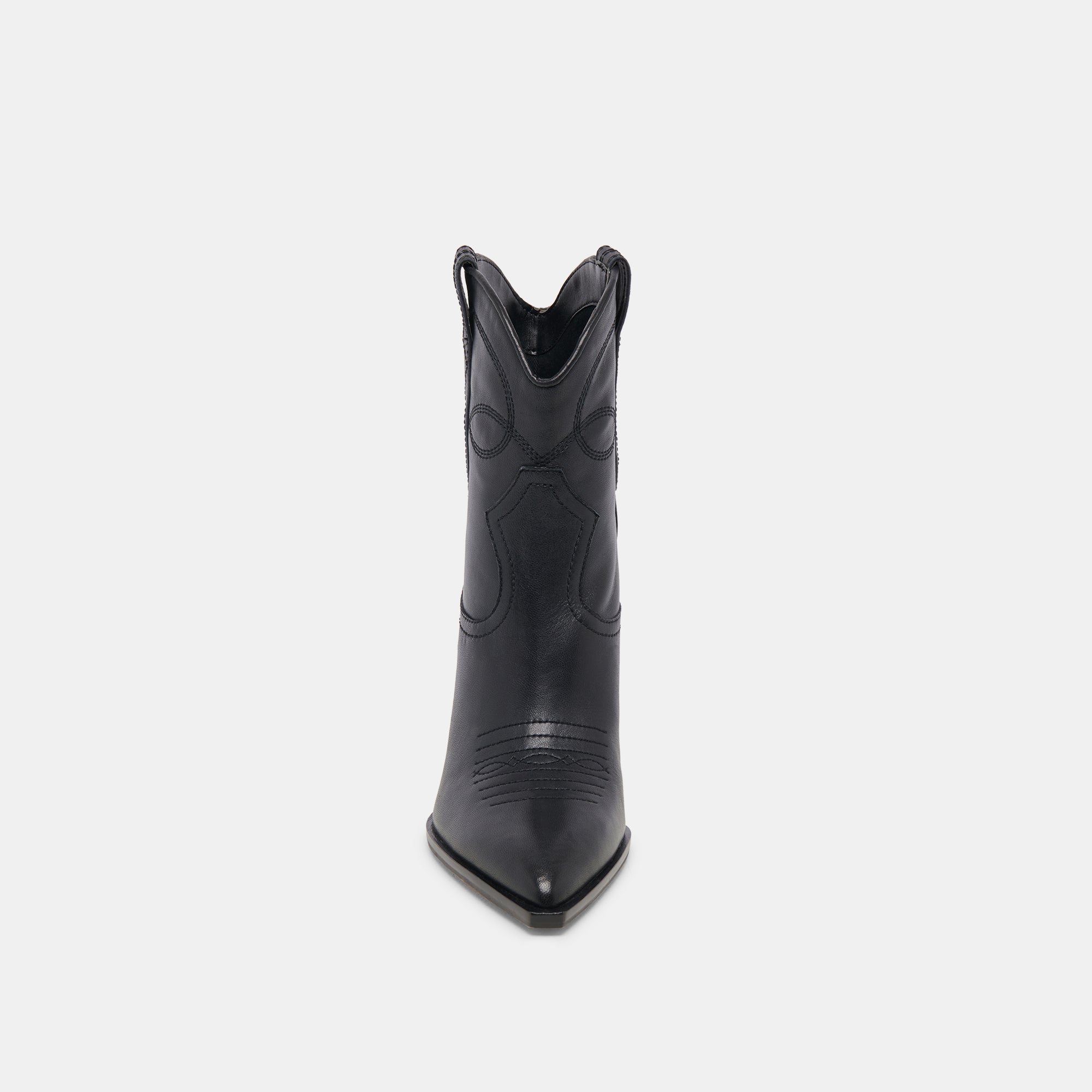 RIMONA Women's Black Leather Booties - Stylish Ankle Boots for Casual Outfits & Fall Fashion