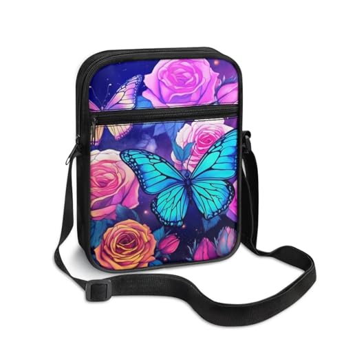 Rose Blue Butterfly