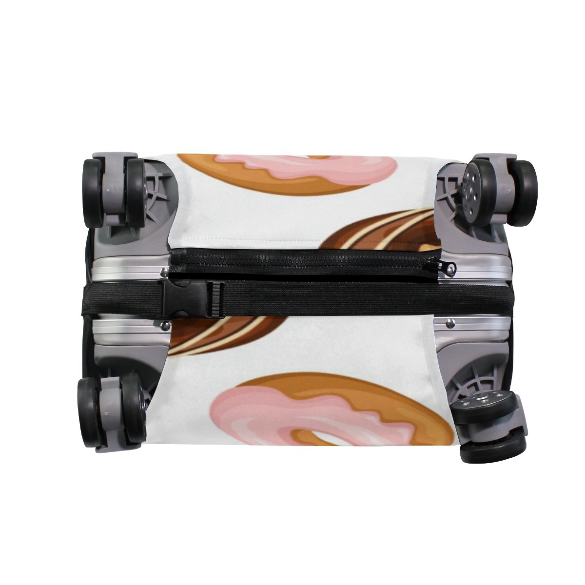 Adorable Donut Print Luggage Cover - Waterproof Suitcase Protector for Travel, Kids, Men & Women | Perfect for Birthday Gifts & Airplane Trips