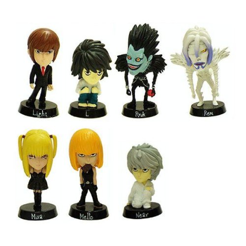 Death Note Neck Fist Mascot Bobble Head Figure - 12-Piece Collectible Set for Anime Fans, Perfect for Display & Gifting