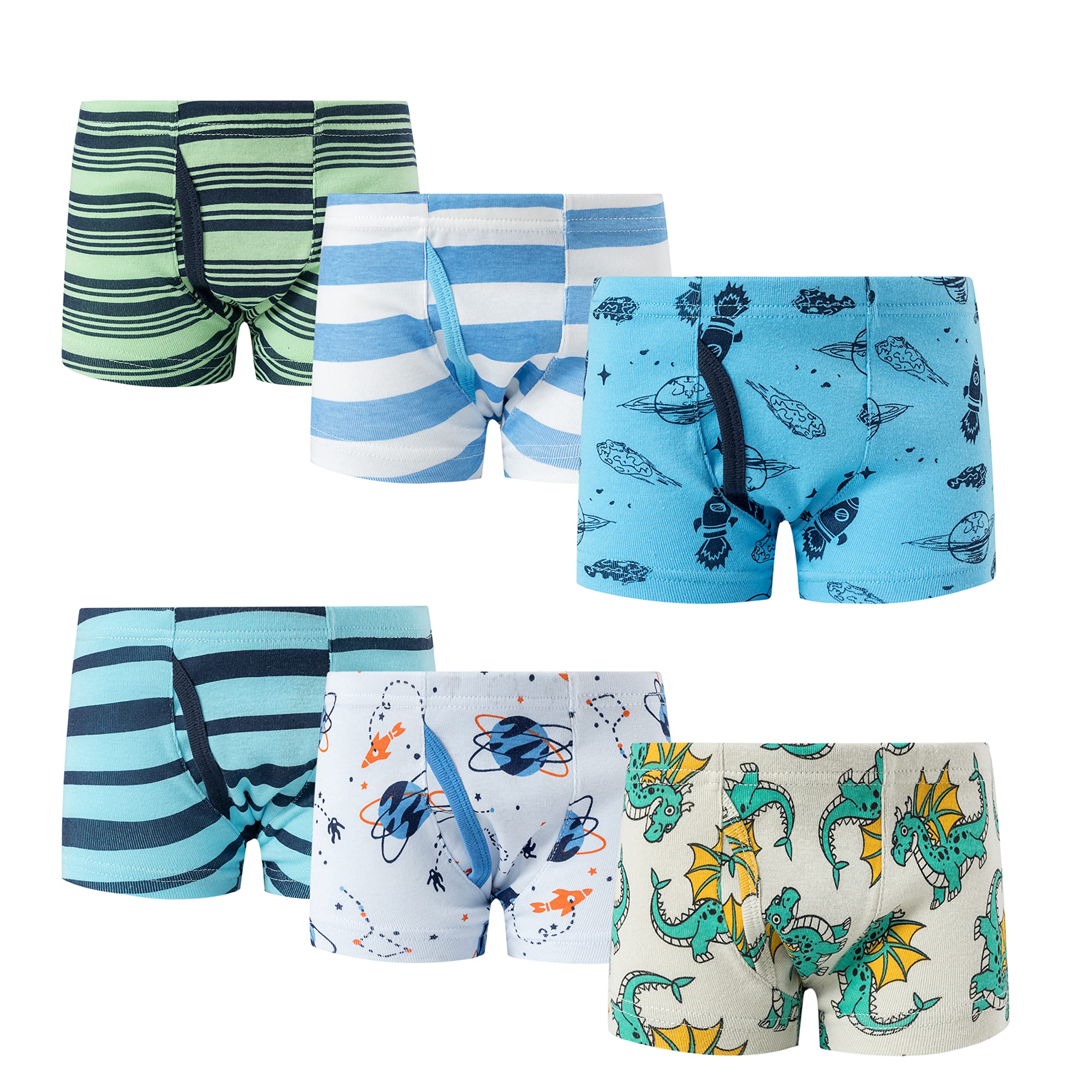 **Boys' Cotton Brief Underwear Multipack - Soft & Comfortable Underwear for Kids - Perfect for School, Play & Everyday Wear**