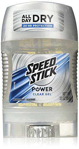Speed Stick Aqua Sport Gel Antiperspirant Deodorant for Men - 3 oz, Long-Lasting Sweat Protection - Ideal for Gym, Running & Outdoor Activities