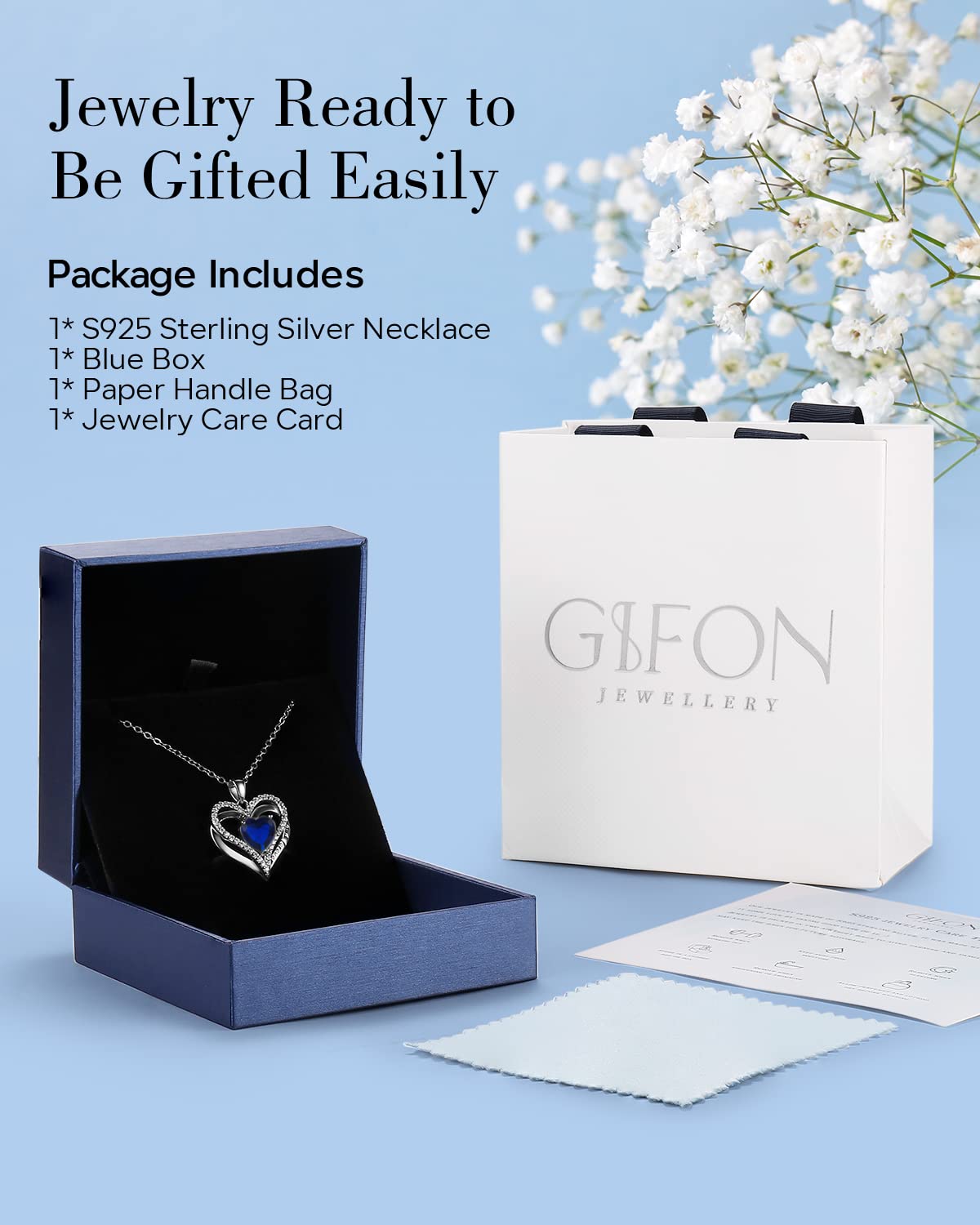 S925 Sterling Silver Heart Necklace for Women - Rose Gold Plated Romantic Gift for Wife, Girlfriend, Mom | Valentine's Day, Mother's Day, Anniversary & Birthday Present | Elegant Jewelry for Everyday Wear & Special Occasions