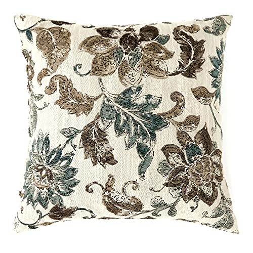 Williams Multi-Color Fabric Small Throw Pillow Set of 2 - Soft Decorative Cushions for Sofa, Bed, Living Room & Home Decor - Stylish Accent Pillows for Comfort and Interior Design