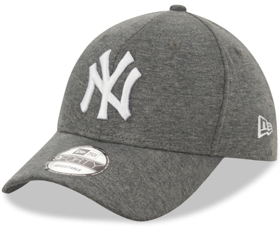 New York Yankees New Era 9Forty Adjustable Baseball Cap - Grey MLB Officially Licensed Hat for Men & Women - Perfect for Games, Streetwear & Sports Fan Gifts