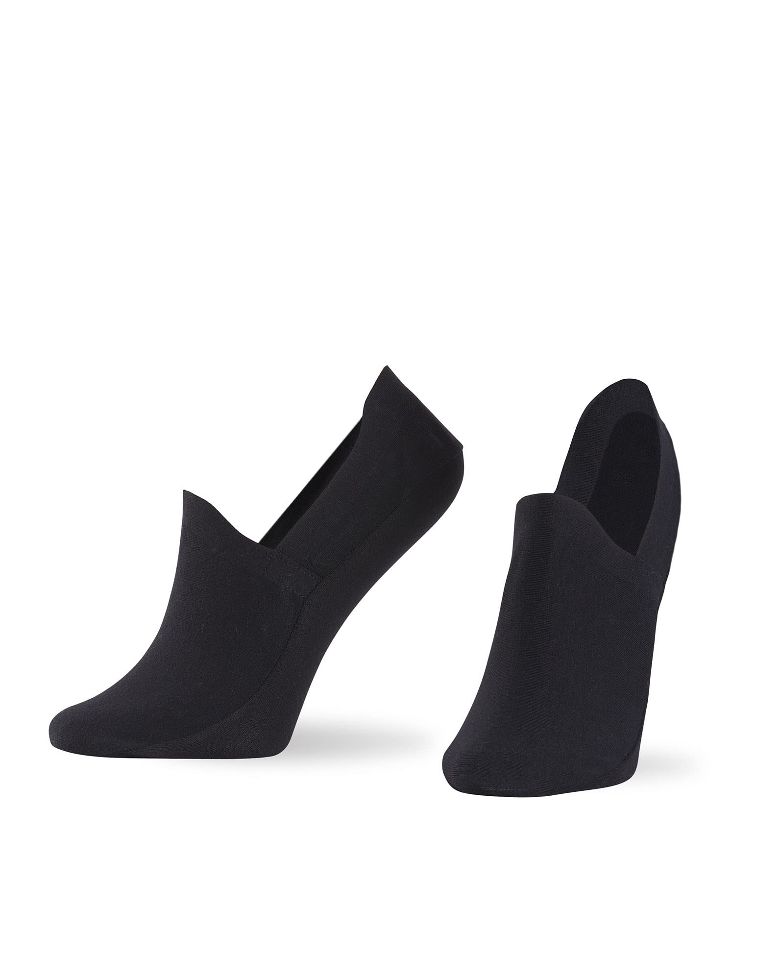 HUE Women's Perfect Edge Cotton Loafer Socks - No Show Slipper Liners for Comfort & Breathability - Ideal for Flats, Loafers & Casual Shoes