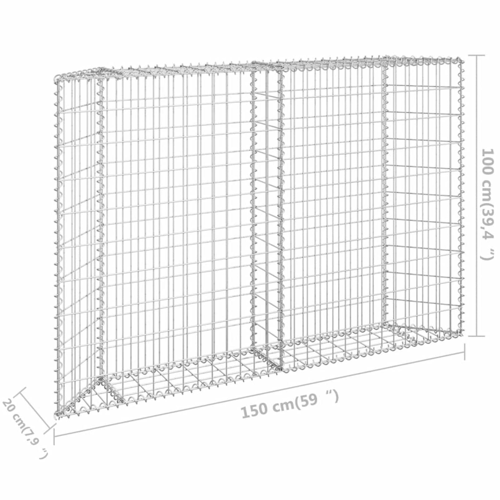 Galvanized Steel Raised Garden Bed Planter - 59.1