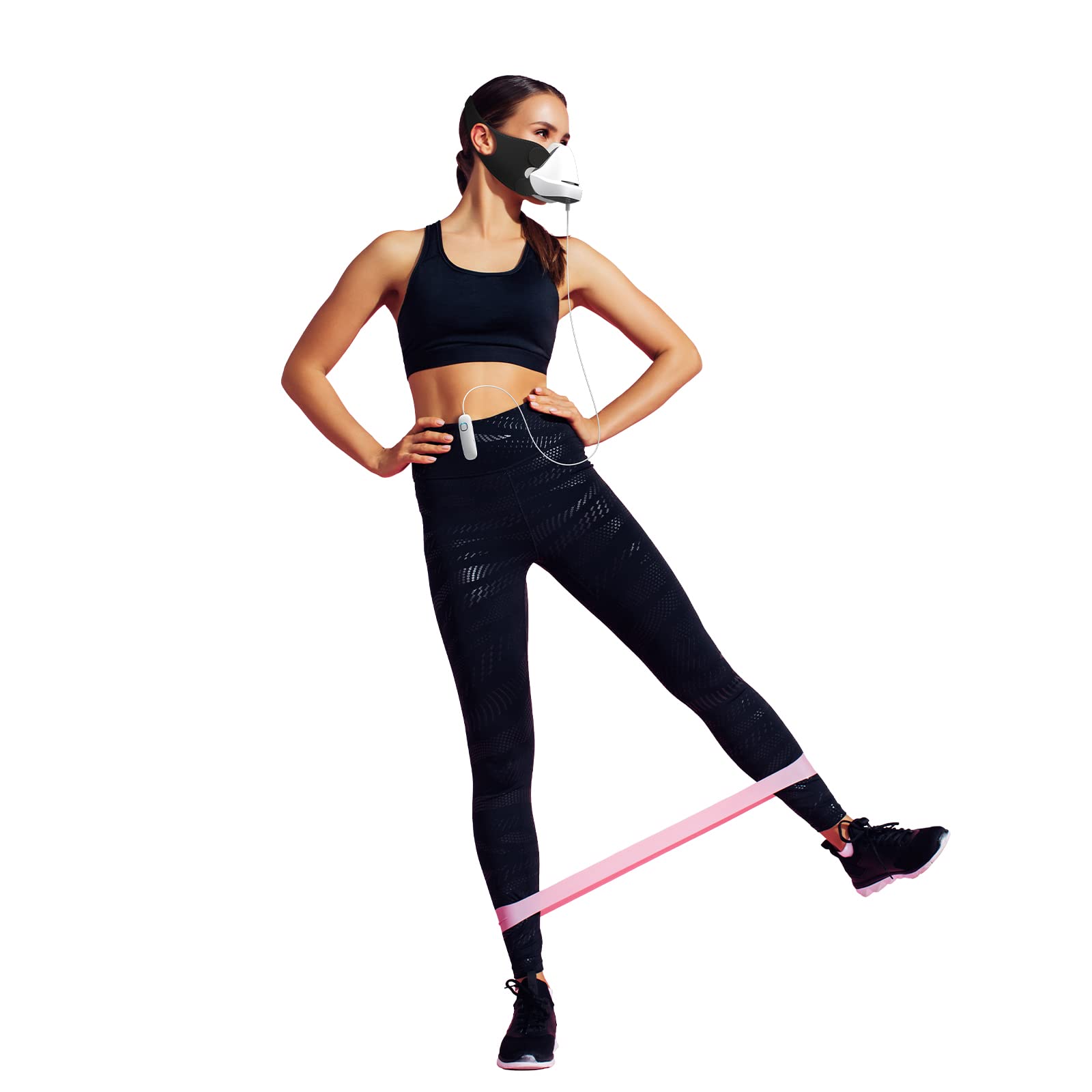 Wearable Air Purifier Mask with H13 HEPA Filter - Electric Reusable Face Mask for Daily Protection, Travel & Outdoor Activities - Made in Korea