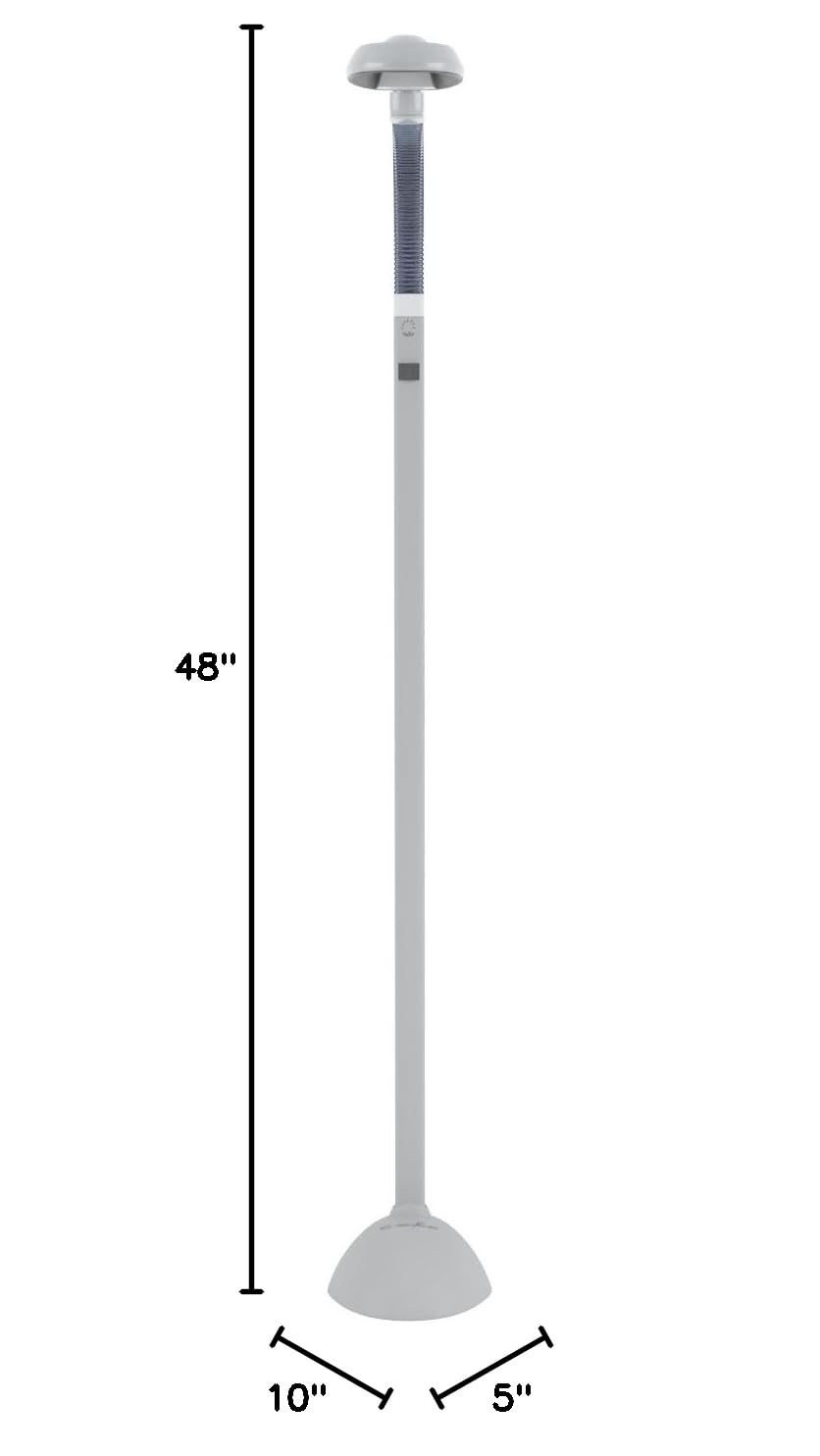 SPT Easyeye Floor Lamp with Ionizer - 4 Tube Light Bulb for Home & Office - Perfect for Reading, Relaxation, and Air Purification