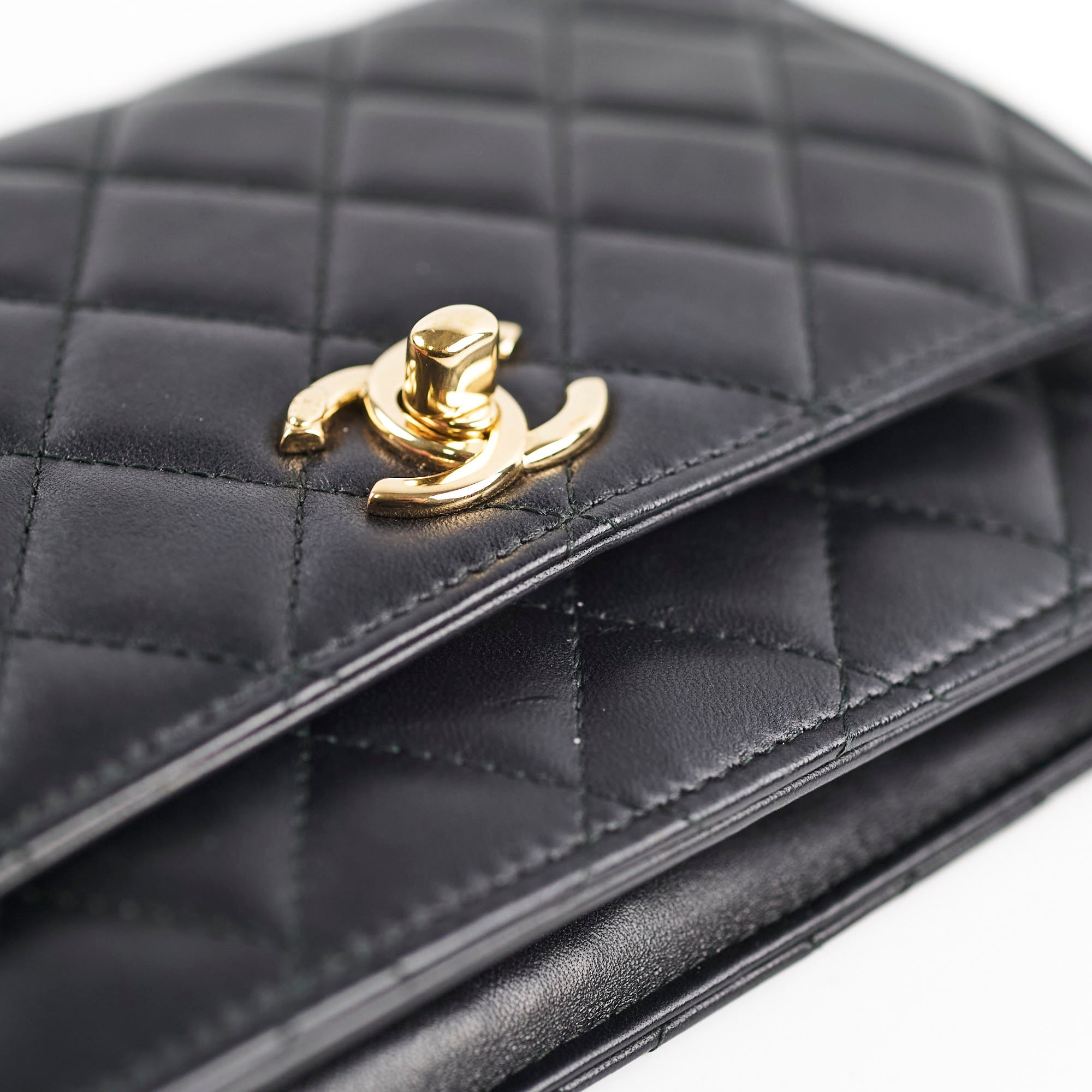 Chanel Trendy CC Lambskin Wallet on Chain WOC Black - Luxury Crossbody Bag for Women | Perfect for Evening Events, Parties & Date Nights