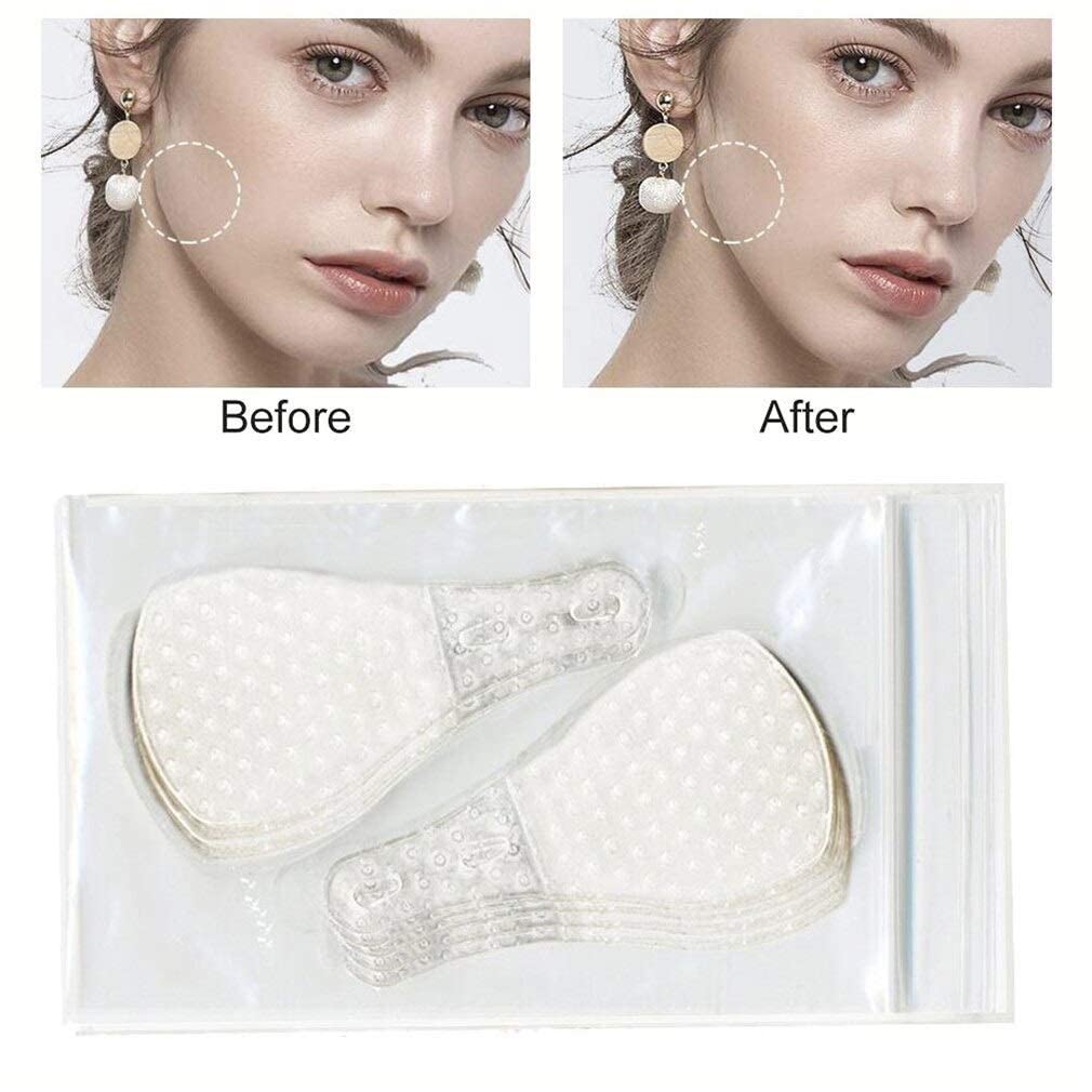 40Pcs Invisible Face Lift Tape - Thin Facial Stickers for Wrinkles, Flabby Skin & V-Shape Lift | Anti-Aging Skin Tightening Scotch | Perfect for Daily Use, Makeup & Special Occasions