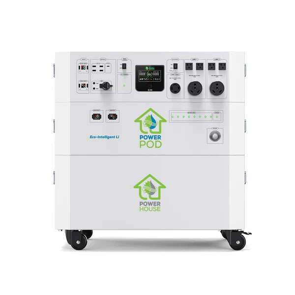 Nature's Generator Powerhouse Hybrid Platinum System - Solar & Wind Powered Off-Grid Generator for Home, Camping, RV & Emergency Backup Power